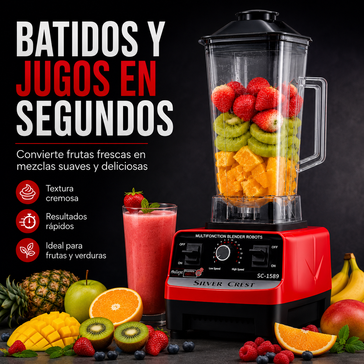 X- LICUADORA 2LITROS - Profesional