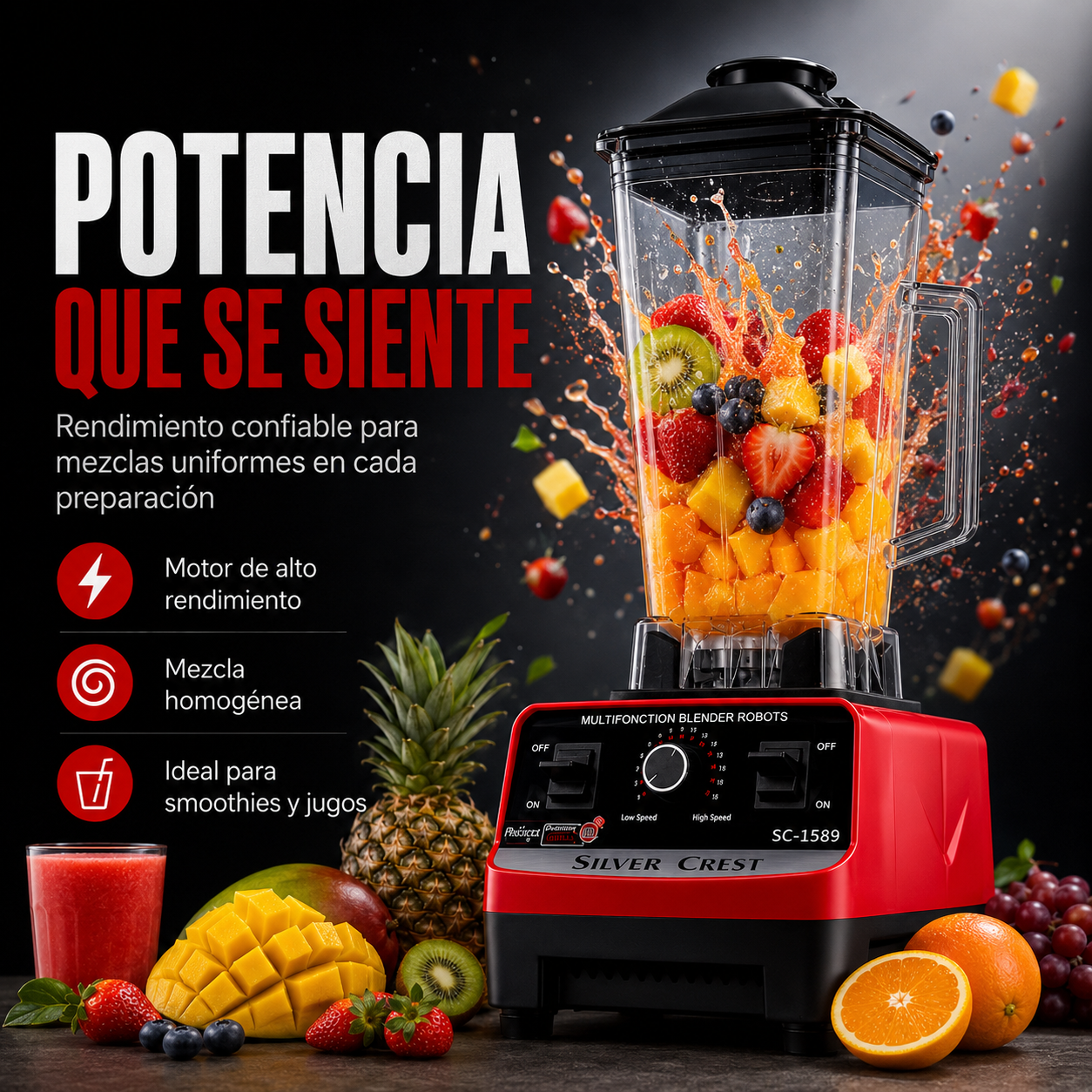 X- LICUADORA 2LITROS - Profesional