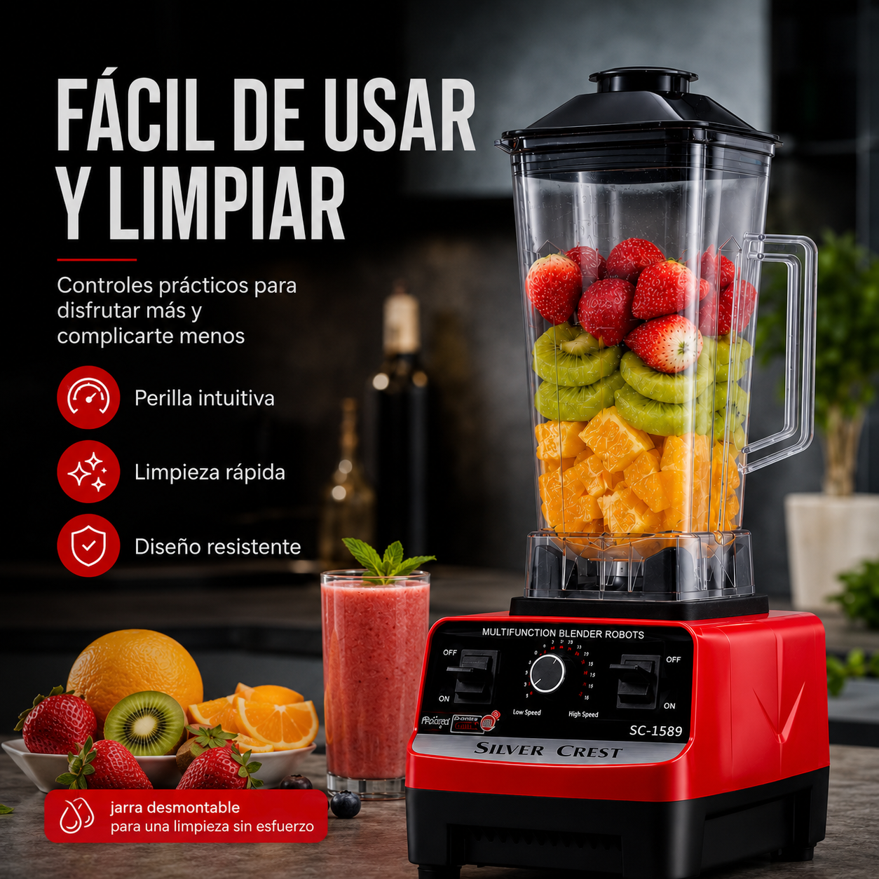 X- LICUADORA 2LITROS - Profesional
