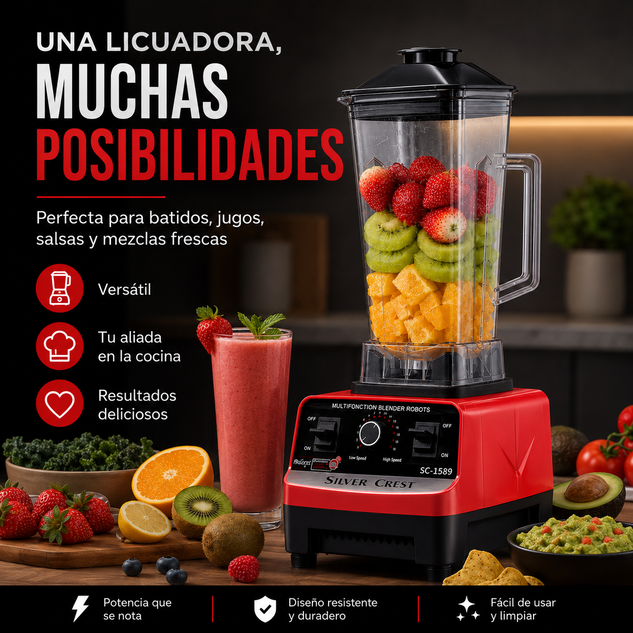 X- LICUADORA 2LITROS - Profesional