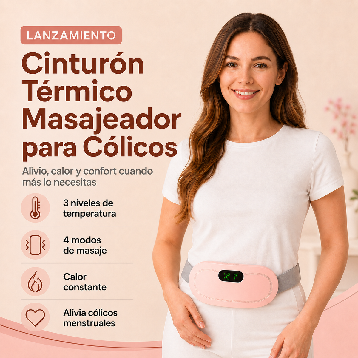 CalmaHer – Cinturón para el Alivio Menstrual